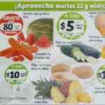 Ofertas Soriana en frutas, verduras y Recompensas del Día 22 al 24 de agosto