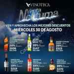 Vinoteca Venta Nocturna 30 de agosto: hasta 20% de descuento en marcas seleccionadas