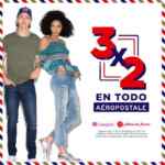 3x2 en todo Aeropostale en Liverpool y Fábricas de Francia lo que queda de agosto
