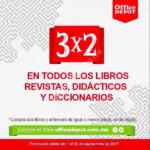 3x2 en todos los libros, revistas, didácticos y diccionarios en Office Depot