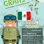 En Aquatico Inbursa entrada gratis hasta para 4 personas si eres miembro de las fuerzas armadas