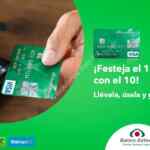 En Walmart y Bodega Aurrerá 10% de bonificación con tarjeta Azteca durante Septiembre