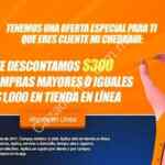 Cupón Mi Chedraui de $300 de descuento en compras a partir de $1,000 en tienda en línea