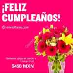 Cupón Enviaflores $100 de descuento válido hoy 4 de septiembre