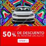 Promoción Avis Mes Patrio: Hasta 50% de descuento en renta de autos