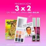 En Sally Beauty 3x2 en todos los cosméticos The Balm