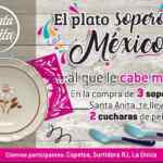 En Santa Anita compra 3 platos soperos y llévate de regalo 2 cucharas de peltre