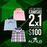 En tiendas Alfilo 2x1 en camisas y la tercera por $100