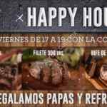 Happy Hour Jacks Butcher: papas y refresco gratis al comprar tu corte de lunes a viernes de 17:00 a 19:00