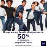 En Gap 50% de descuento en la segunda prenda de partes bajas