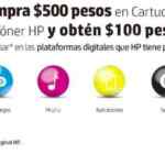 Promoción HP Regreso a Clases 2017: compra $500 en cartuchos y recibe $100 para descargas