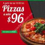 En Restaurantes Gino's pizzas a sólo $96 de lunes a viernes después de las 18:00