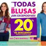 En Suburbia 20% de descuento en todas las blusas sin excepciones