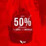 En TAF México del 30% al 50% de descuento en todas las mochilas