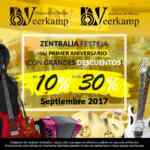 Promoción de Aniversario Veerkamp Zentralia Churubusco: Del 10% al 30% de descuento en toda la tienda