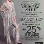 En Saks Fifth Avenue 25% de descuento adicional a las rebajas del departamento de damas