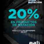 20 Días de Natación Martí: 20% de descuento en productos de natación