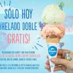 Cupón de helado doble GRATIS en Helados Dolphy La Gran Plaza sólo hoy 15 de septiembre