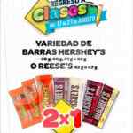 En Oxxo 2x1 en chocolates Hersheys y Reeses para el Regreso a clases