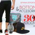 Semana Deportiva ösom 1 de septiembre: 30% de descuento en bottoms y accesorios