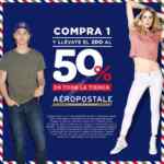 En Aeropostale segundo a mitad de precio en toda la tienda del 18 al 27 de septiembre