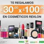 En Comercial mexicana $30 por cada $100 en cosméticos Revlon