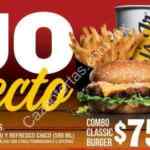 Promoción Dúo Perfecto Carls Jr: Combo classic a $75 y combo Jalapeño a $82