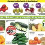 Ofertas Soriana en frutas, verduras y Recompensas del Día 12 al 14 de septiembre