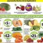 Ofertas Soriana en frutas, verduras y Recompensas del día 26 al 28 de septiembre