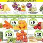Ofertas Soriana en frutas, verduras y Recompensas del Día 19 al 21 de septiembre