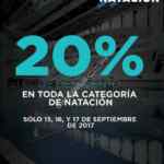 Última promoción Días de Natación Martí: 20% de descuento en toda la categoría de natación