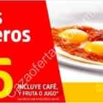Cupones Vips de Desayunos a sólo $65 pesos con café y fruta o jugo