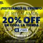 20% de descuento en toda la tienda en línea Oficial del América porque ganaron el clásico