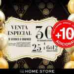 Venta Especial The Home Store del viernes 27 al domingo 29 de octubre: Hasta 30% de descuento + 10% adicional