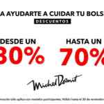 En Michel Domit descuentos del 30% hasta el 70% en tiendas