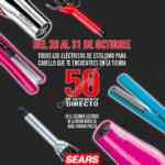 En Sears segundo a mitad de precio en todos los eléctricos para cabello (secadoras, planchas, etc)