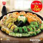 En Superama 2x1 en charolas de sushi Mini Oke Mix hoy jueves 19 de septiembre