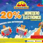 En tiendas Juguetibici participantes 20% en monedero y hasta 12 meses sin intereses sólo hoy y mañana