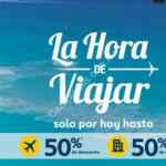 Promoción Expedia la Hora de Viajar: hasta 50% de descuento en vuelos, hoteles y paquetes