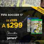 FIFA 17 a sólo $299 en tiendas Gamers en Palacio de Hierro