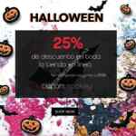 Promoción de Halloween elf Cosmetics: cupón del 25% de descuento en toda la tienda