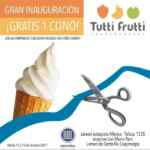 Promoción Tutti Frutti Zentrika Santa Fé: Compra cualquier helado y llévate un cono gratis el 12 y 13 de octubre