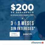 En Innovasport $200 de descuento + hasta 9 msi pagando con Citibanamex