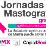 Jornadas de Mastografías GRATIS en la CDMX del 30 de octubre al 4 de noviembre