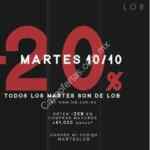 Martes de compras LOB: 20% de descuento en compras a partir de $1,000 en tienda online