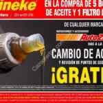 En Meineke cambio de aceite GRATIS comprando el aceite y filtro en AutoZone