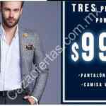 En Mens Fashion llévate 3 prendas (camisas o pantalones) por $999