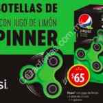 Promoción Pepsi 2 refrescos + spinner por $65 pesos