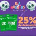 Promoción de Halloween Oxxo: 25% de descuento en tarjetas Xbox Live Gold