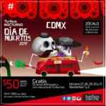 Recorrido Turibus Nocturno de Día de Muertos a sólo $50 o gratis si vas disfrazado